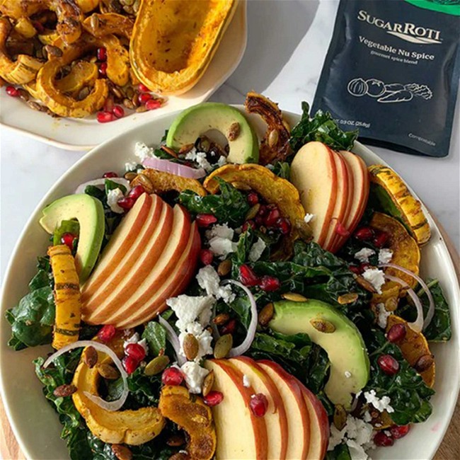 Image of Kale and Squash Salad Recipe