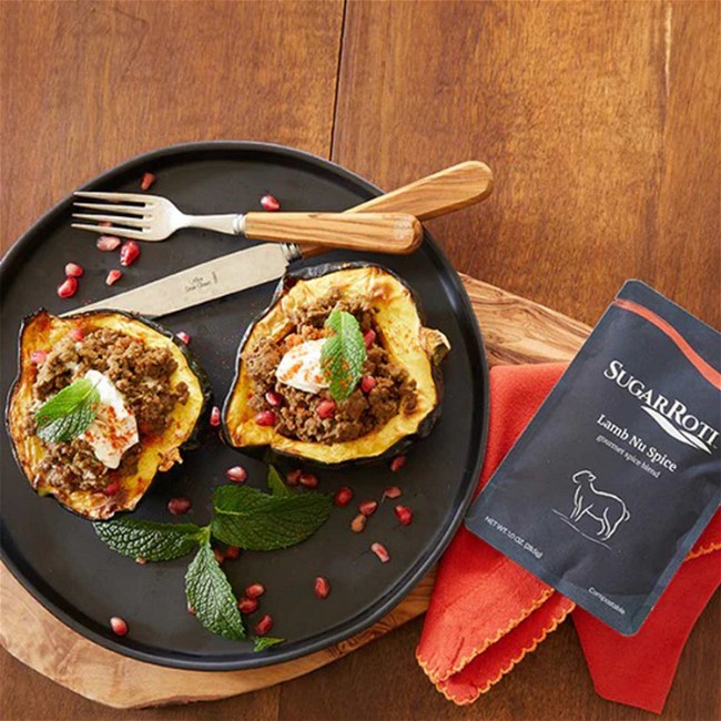 Image of Lamb Stuffed Acorn Squash Recipe