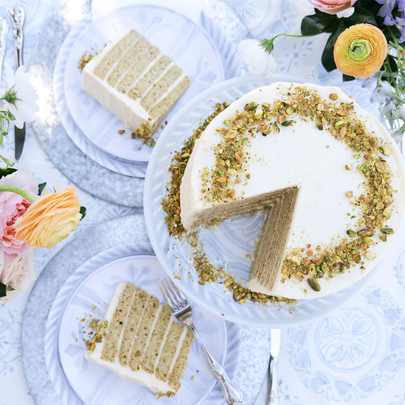 Scotty’s Birthday Pistachio Cake