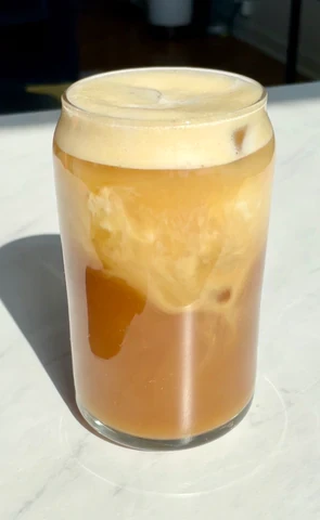 Image of Vegan Collagen-Boosting Iced Maple Latte