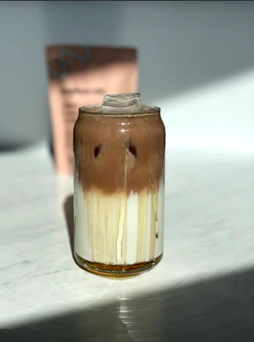 Image of Iced Honey Cacao Latte