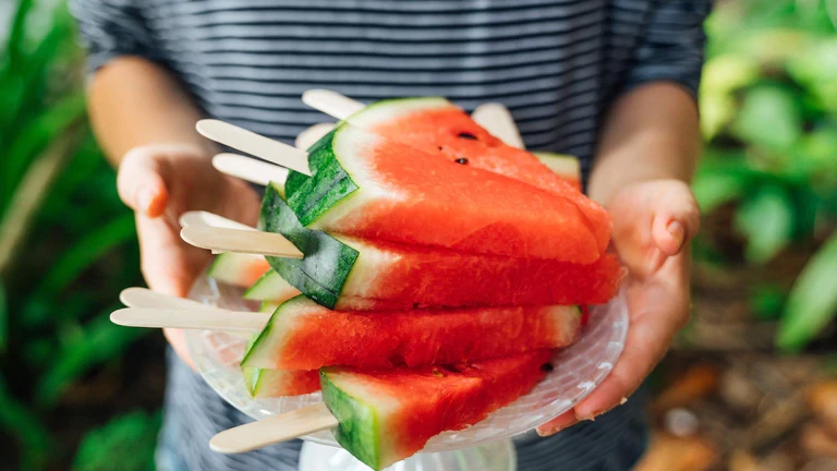 Image of Watermelon Wedges with Lime