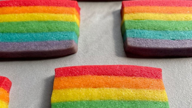 Image of Rainbow Sugar Cookies 🌈