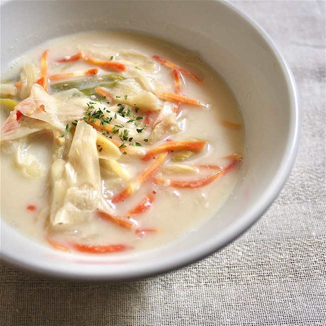 Image of 野菜たっぷり豆乳味噌スープ