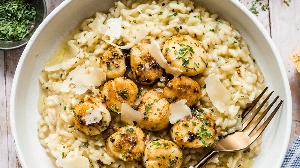 Instant pot scallop discount risotto