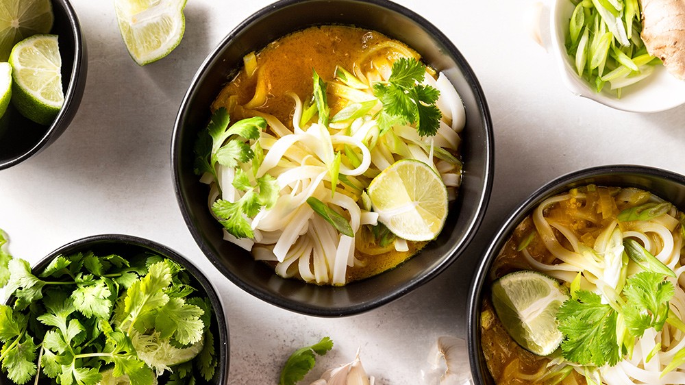 Image of Turmeric Ginger Coconut Noodles