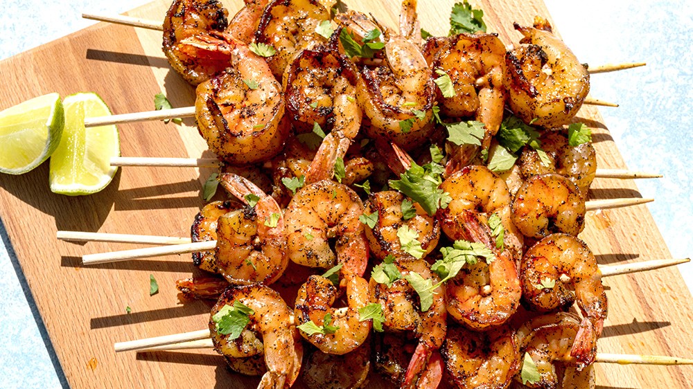 Image of Ancho Chile Grilled Shrimp