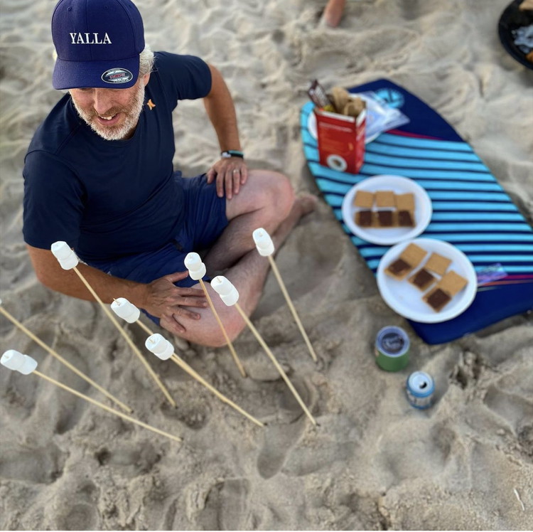 Image of You can always pre-melt the chips if you are making the s’mores at home and bring the tray out closer to the BBQ.