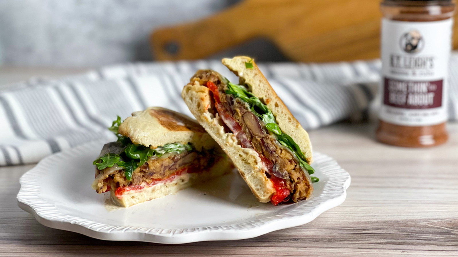 Smoky Savory Bean Burgers