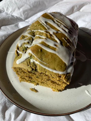 Image of Vegan Matcha Cake Loaf