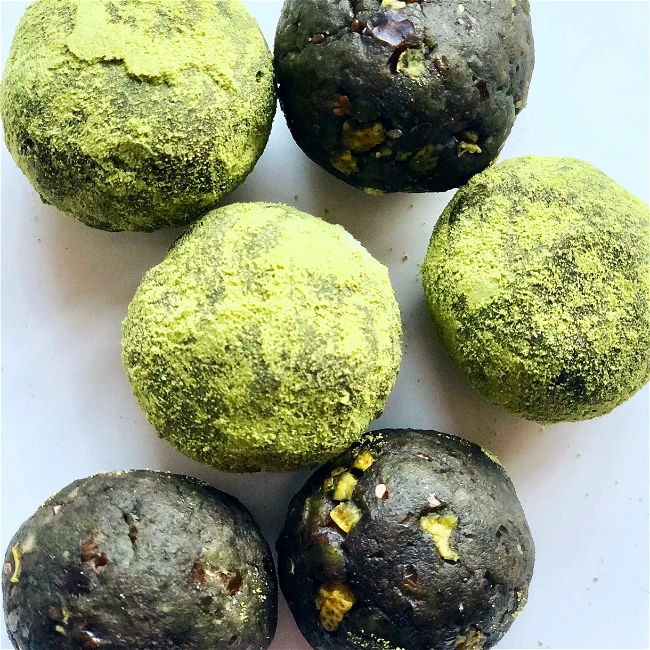 Image of Matcha Beauty Lemon Energy Balls