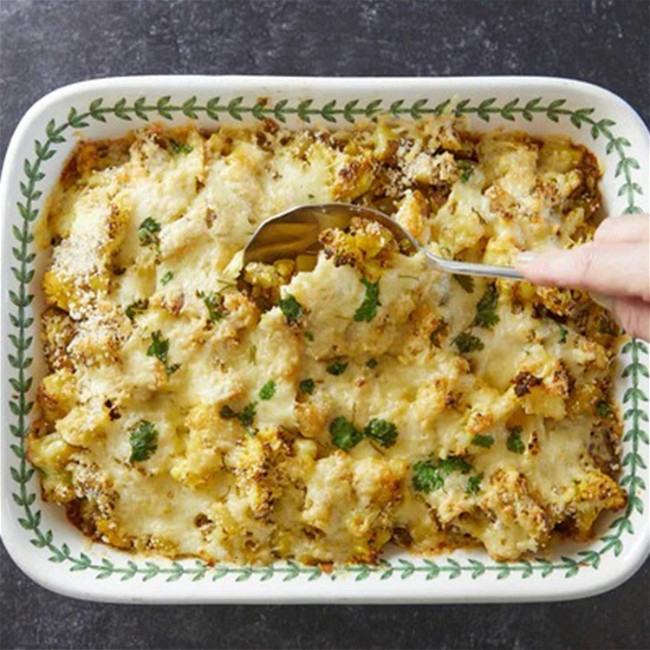 Image of Potato, Cauliflower & Cheddar Bake Recipe