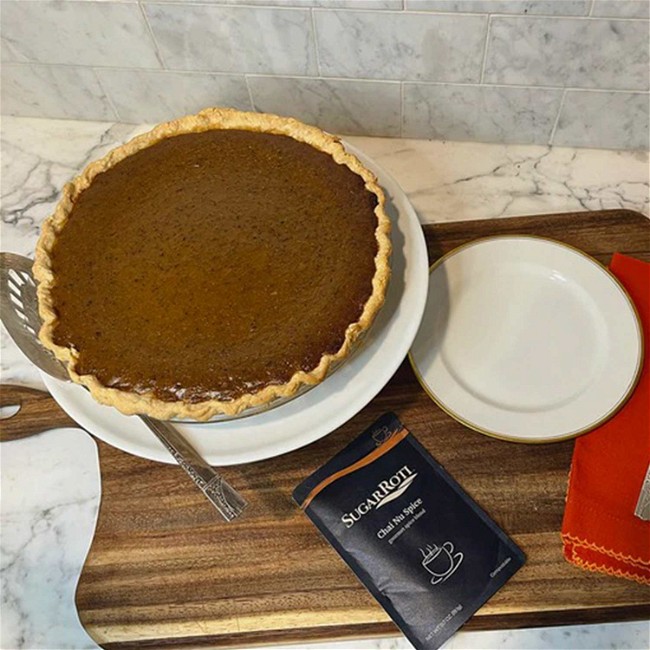 Image of Pumpkin Chai Spice Pie Recipe