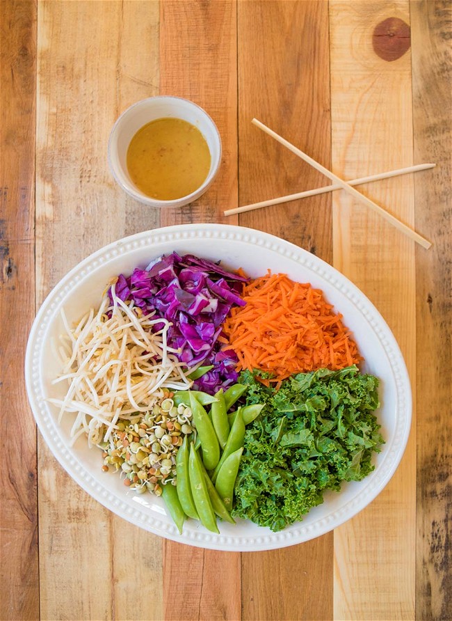 Image of Asian-Inspired Rainbow Salad