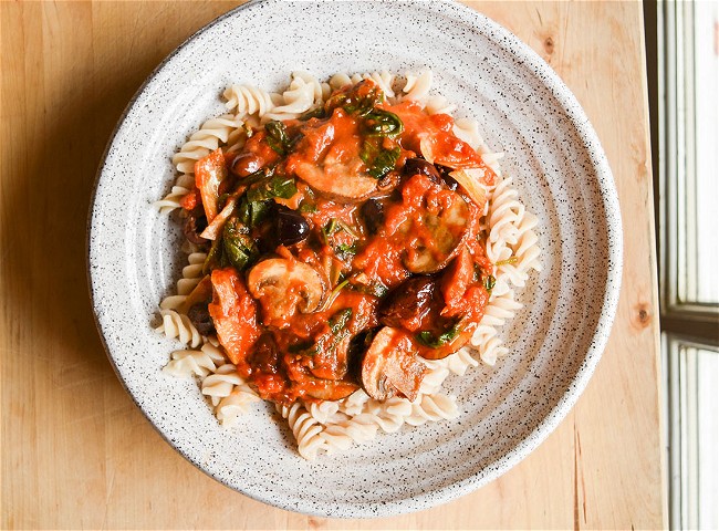 Image of Best-Ever Savory Red Pasta