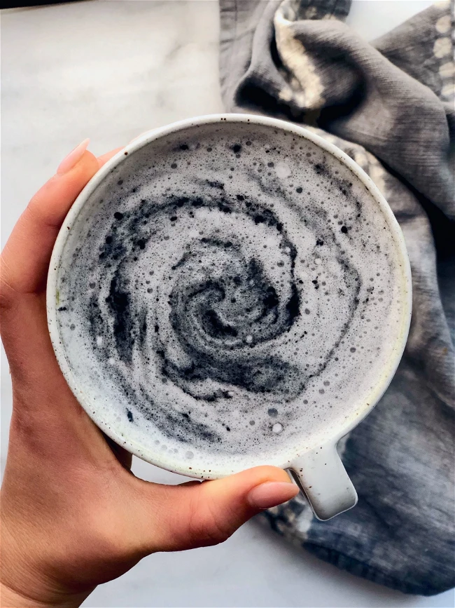 Image of Caffeine-Free Activated Charcoal Detox Latte