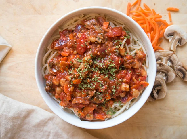 Image of Easy Chickpea Bolognese