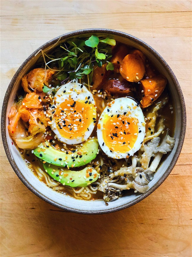 Image of Glowed-Up Instant Ramen Bowl