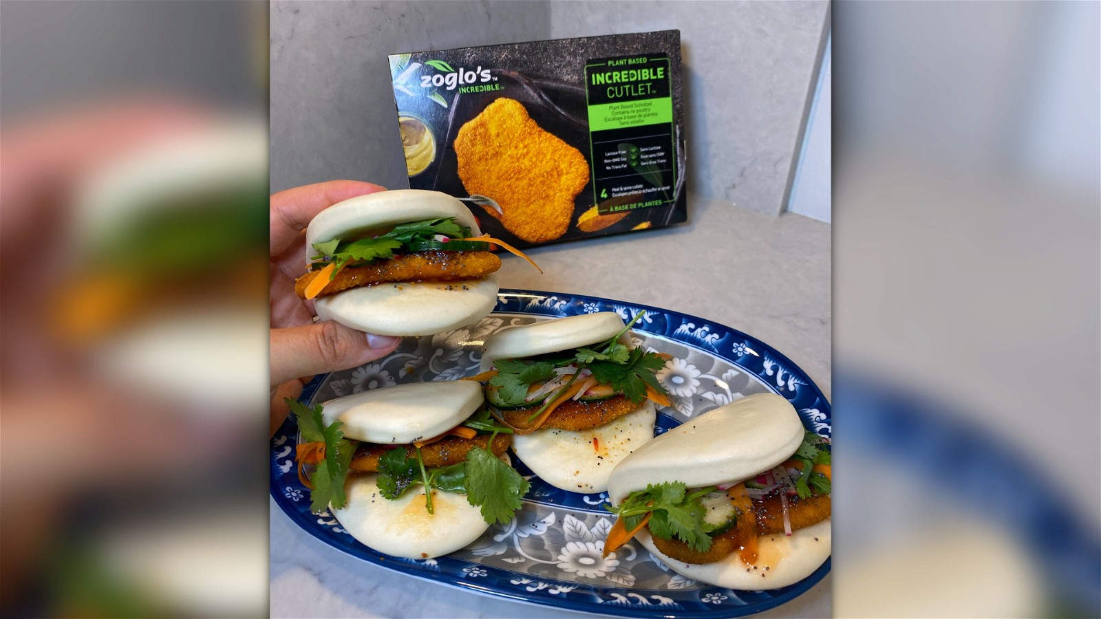 Image of Crispy Plant Based Cutlet Bao Buns