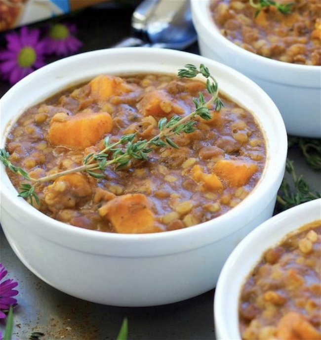 Image of Vegan Lentil Stew by Francesca of @plantifullybased