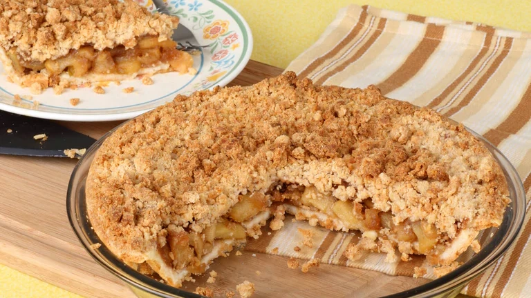 Image of Apple Crumb Pie with a True Lemon Crust