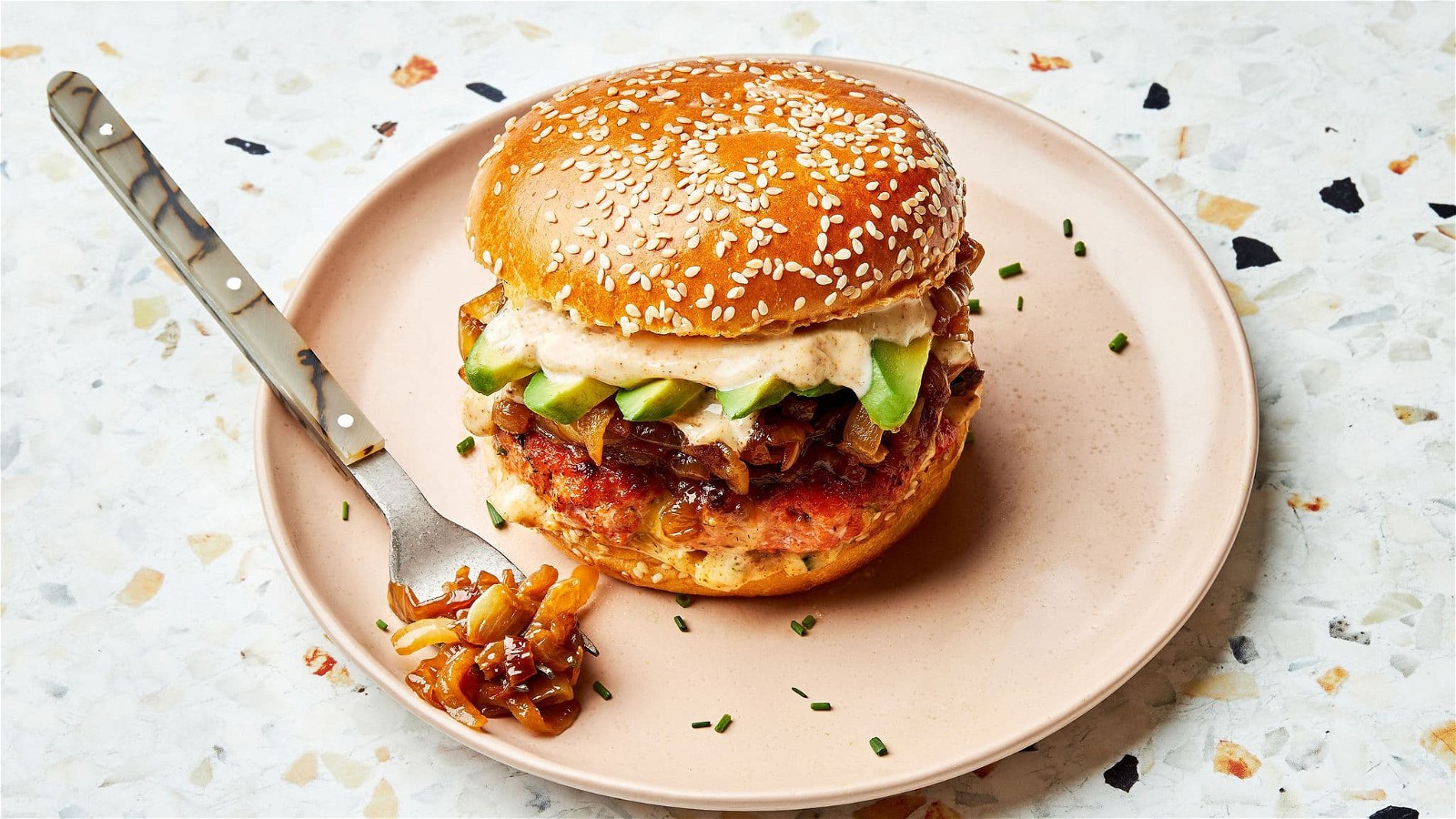 Image of Hamburguesas de salmón