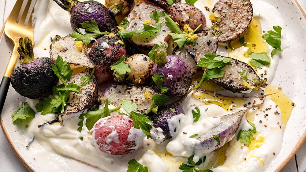 Image of Roasted Radishes with Whipped Feta