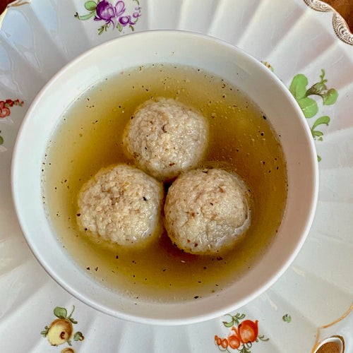 Image of Lemony Matzoh Ball Soup