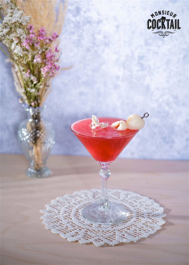 Image of Martini litchi faible en sucre