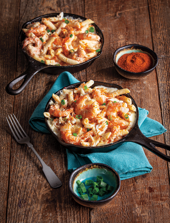 Image of Shrimp & Crab Mac and Cheese with Spicy Breadcrumbs