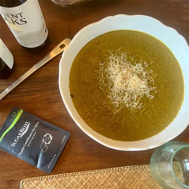 Image of Seared Broccoli and Potato Soup Recipe
