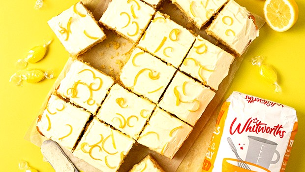 Image of Lemon Sherbet Traybake