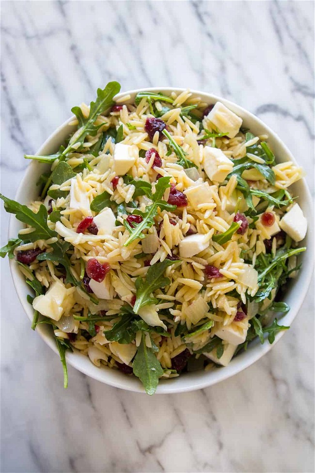 Image of Sweet and Tangy Orzo Salad