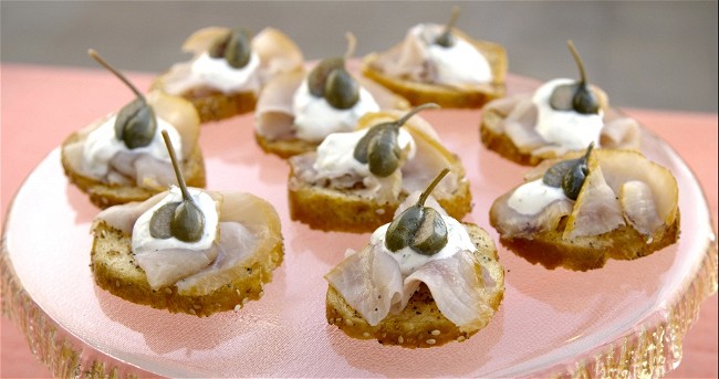 Image of Smoked Whitefish Crostini