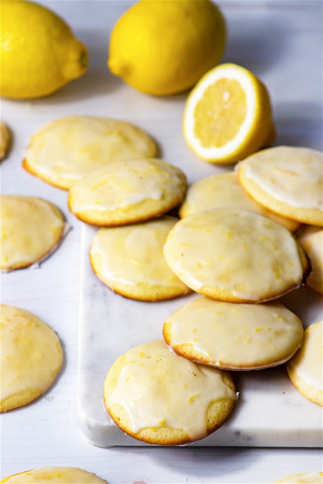 Image of Lemon Ricotta Cookies with Lemon Glaze