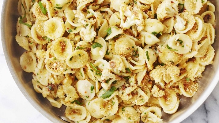 Orecchiette with Cauliflower and Bread Crumbs-image