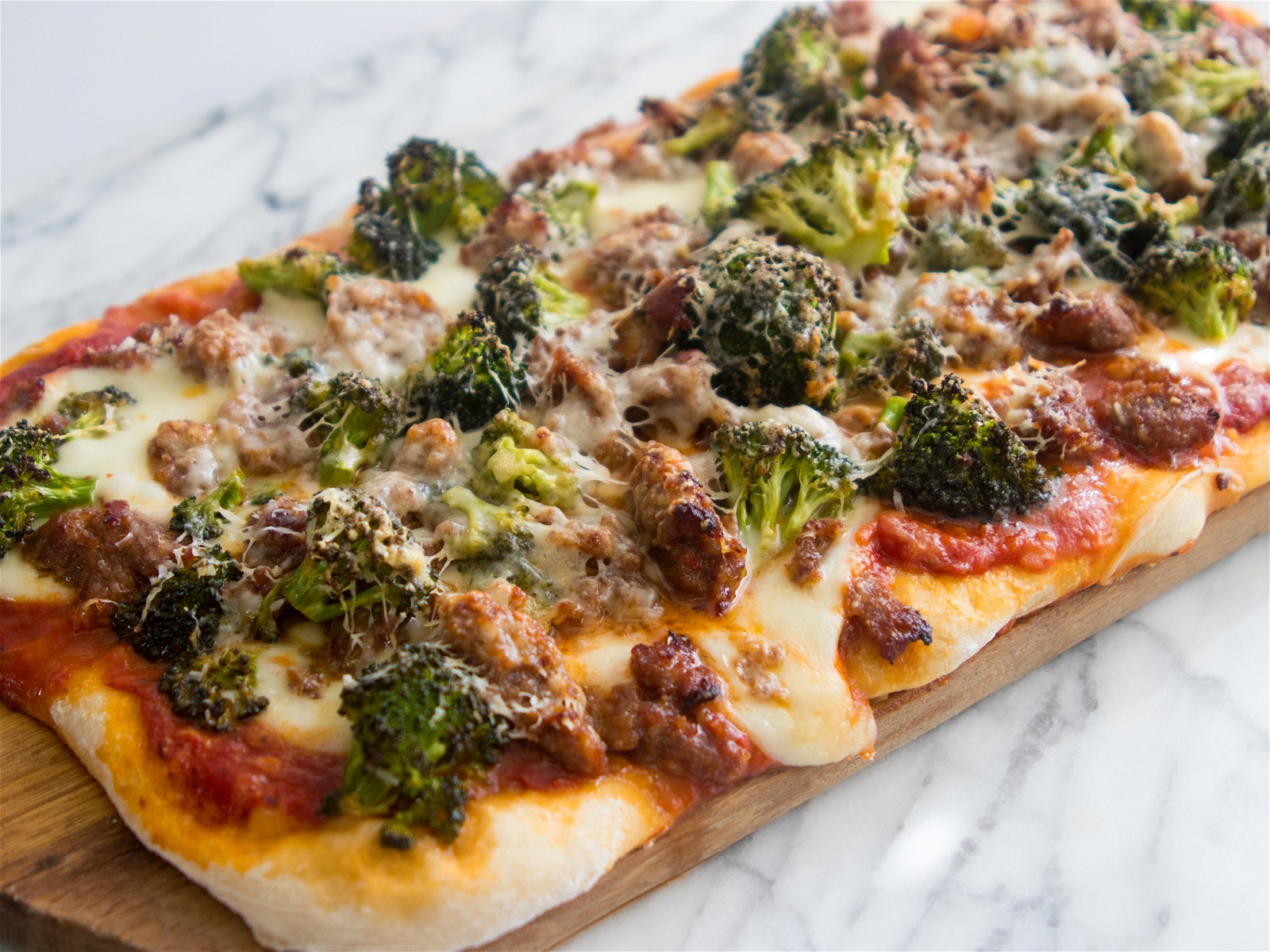 Sausage and Broccoli Pizza – Giadzy