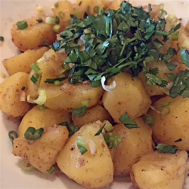 Image of Tandoori Flavoured Chicken and Indian Spiced Potato Salad!