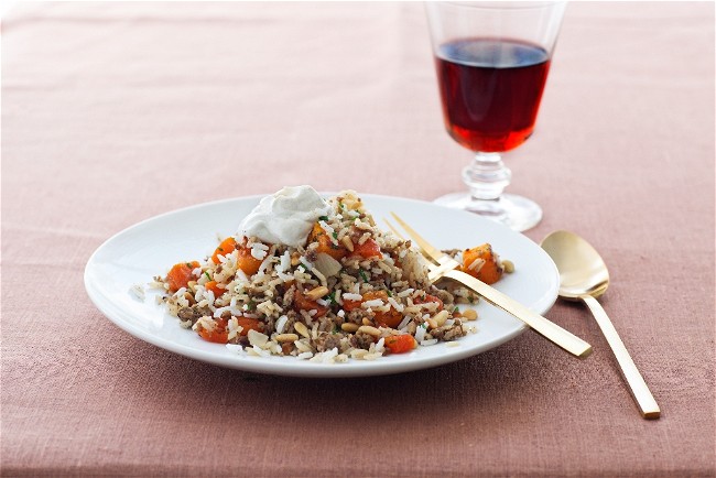 Image of Lamb and Apricot Pilaf