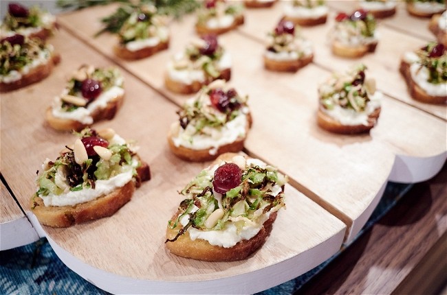 Image of Charred Brussels Sprout Crostini