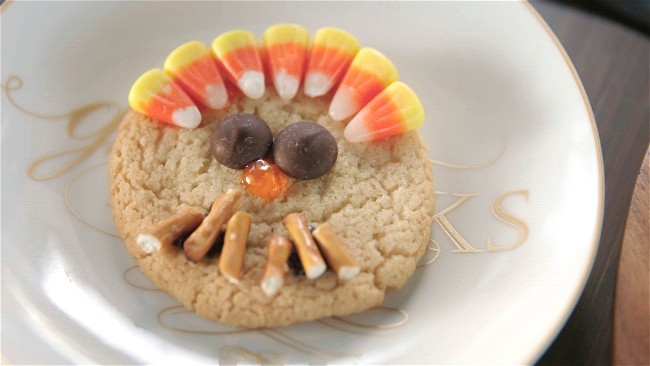 Image of Slice-and-Bake Turkey Cookies