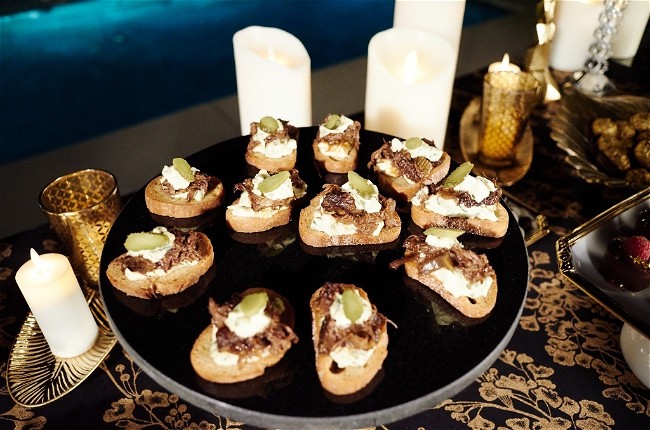 Image of Braised Short Rib Crostini with Remoulade