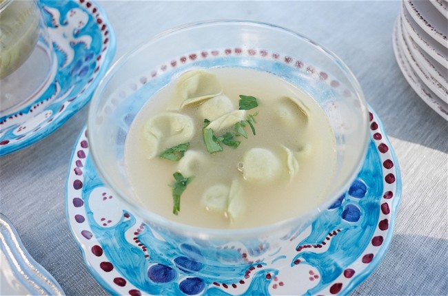 Image of Tortellini in Parmesan Brodo