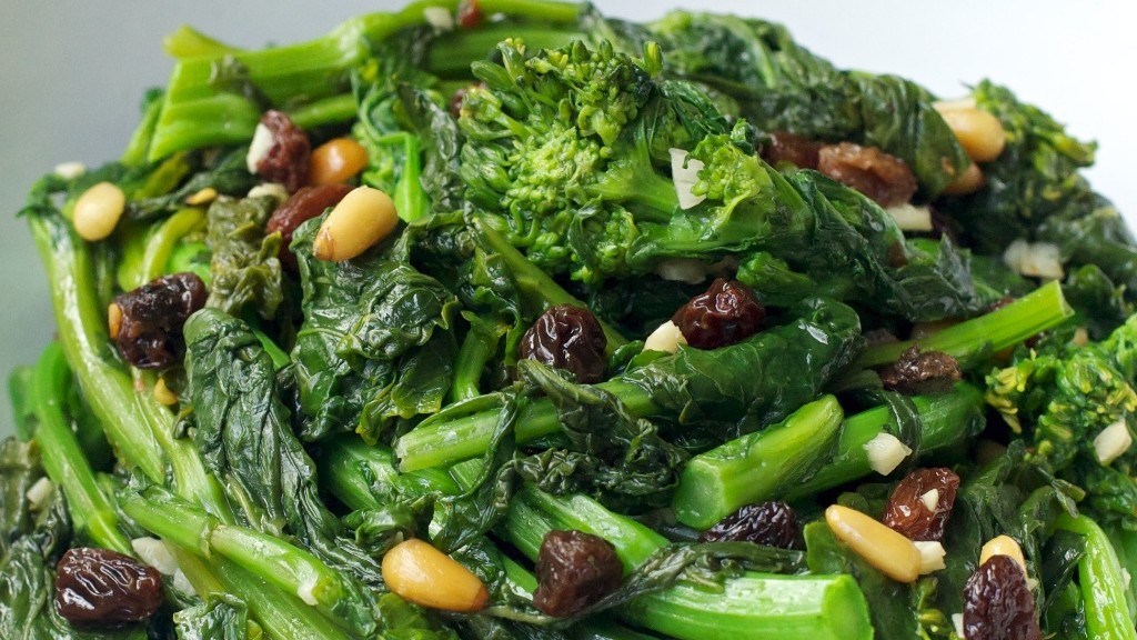 Broccoli Rabe with Raisins and Pine Nuts image