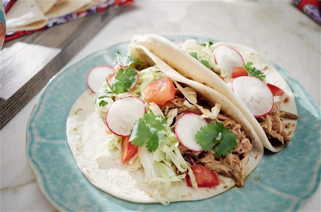 Image of Slow Cooker Pulled Pork Tacos