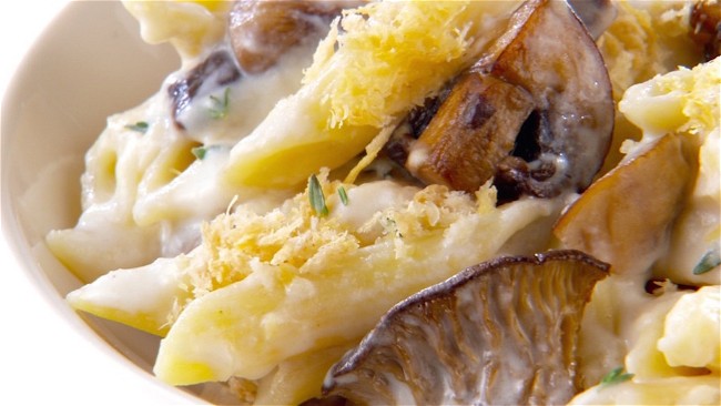 Image of Mushroom Macaroni and Cheese