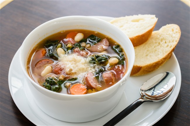 Image of Kale and Sausage Soup