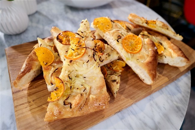 Image of Focaccia with Fennel and Clementine
