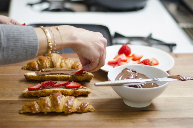 Image of Chocolate-Strawberry Panini