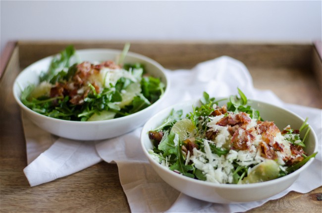 Image of Candied Lemon and Arugula Salad